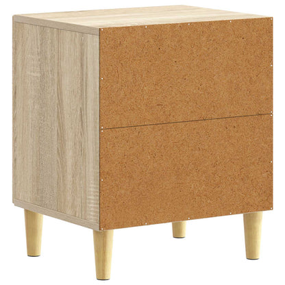 Noční Stolek 2 Pcs Dub Sonoma 43 X 34,5 X 50 Cm