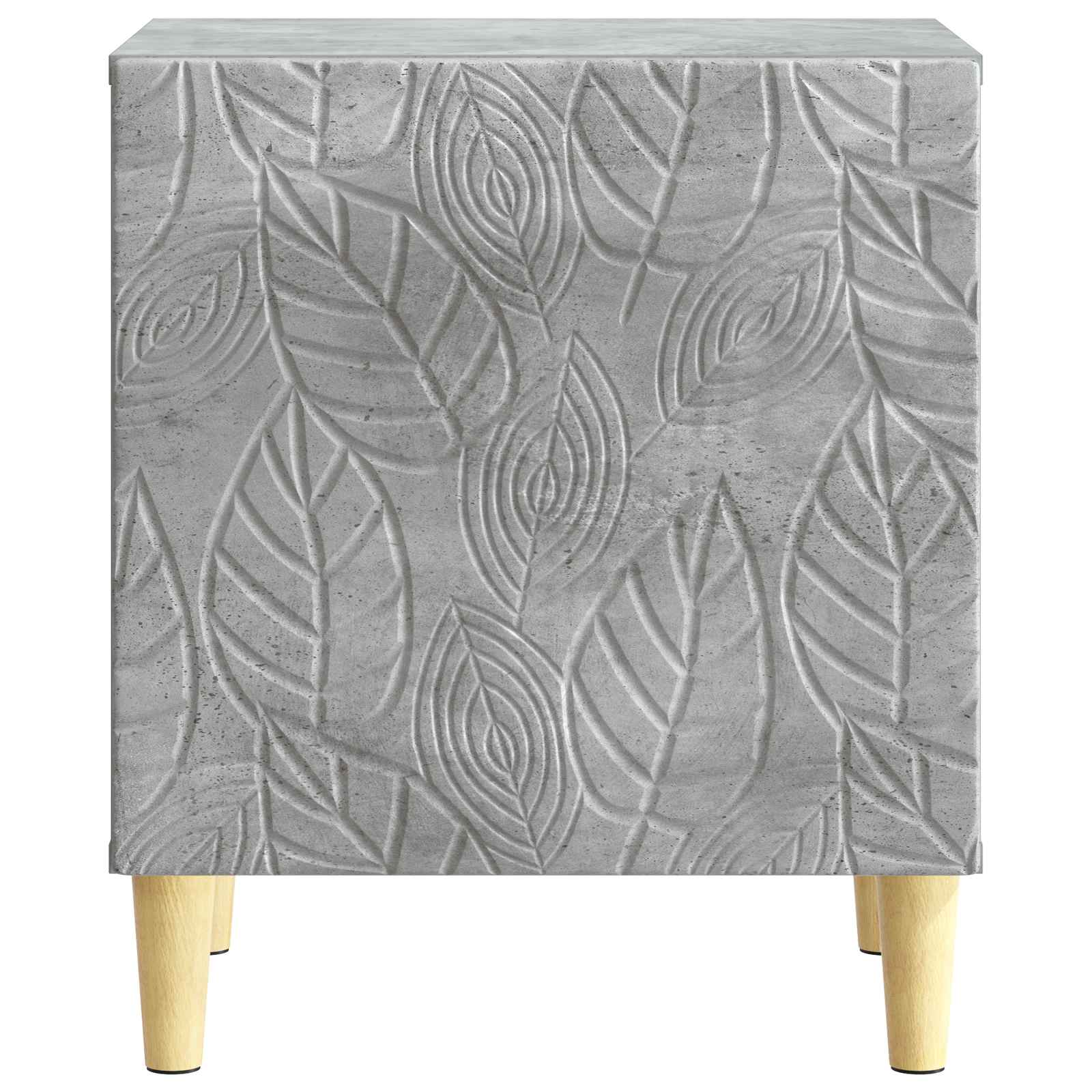Noční Stolek 2 Pcs Betonově Šedá 43 X 34,5 X 50 Cm