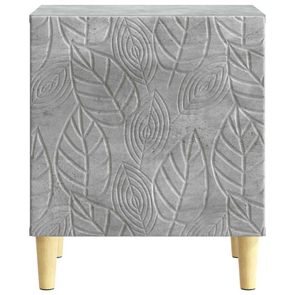 Noční Stolek 2 Pcs Betonově Šedá 43 X 34,5 X 50 Cm