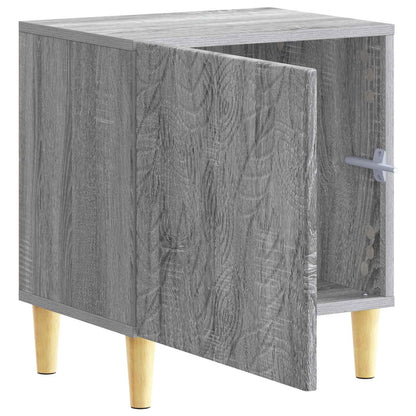 Noční Stolek 2 Pcs Šedý Sonoma 43 X 34,5 X 50 Cm