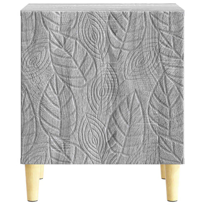 Noční Stolek 2 Pcs Šedý Sonoma 43 X 34,5 X 50 Cm