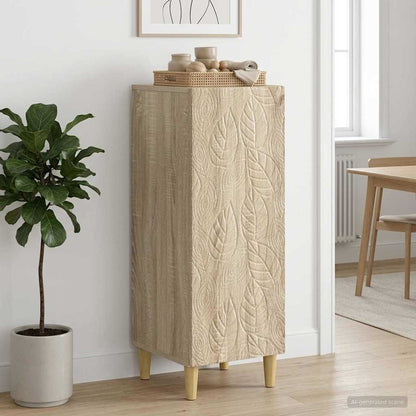Servírovací Skříň Dub Sonoma 33 X 34,5 X 90 Cm Kompozitní Dřevo