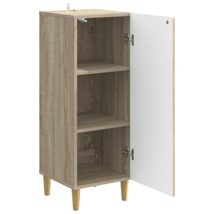 Servírovací Skříň Dub Sonoma 33 X 34,5 X 90 Cm Kompozitní Dřevo
