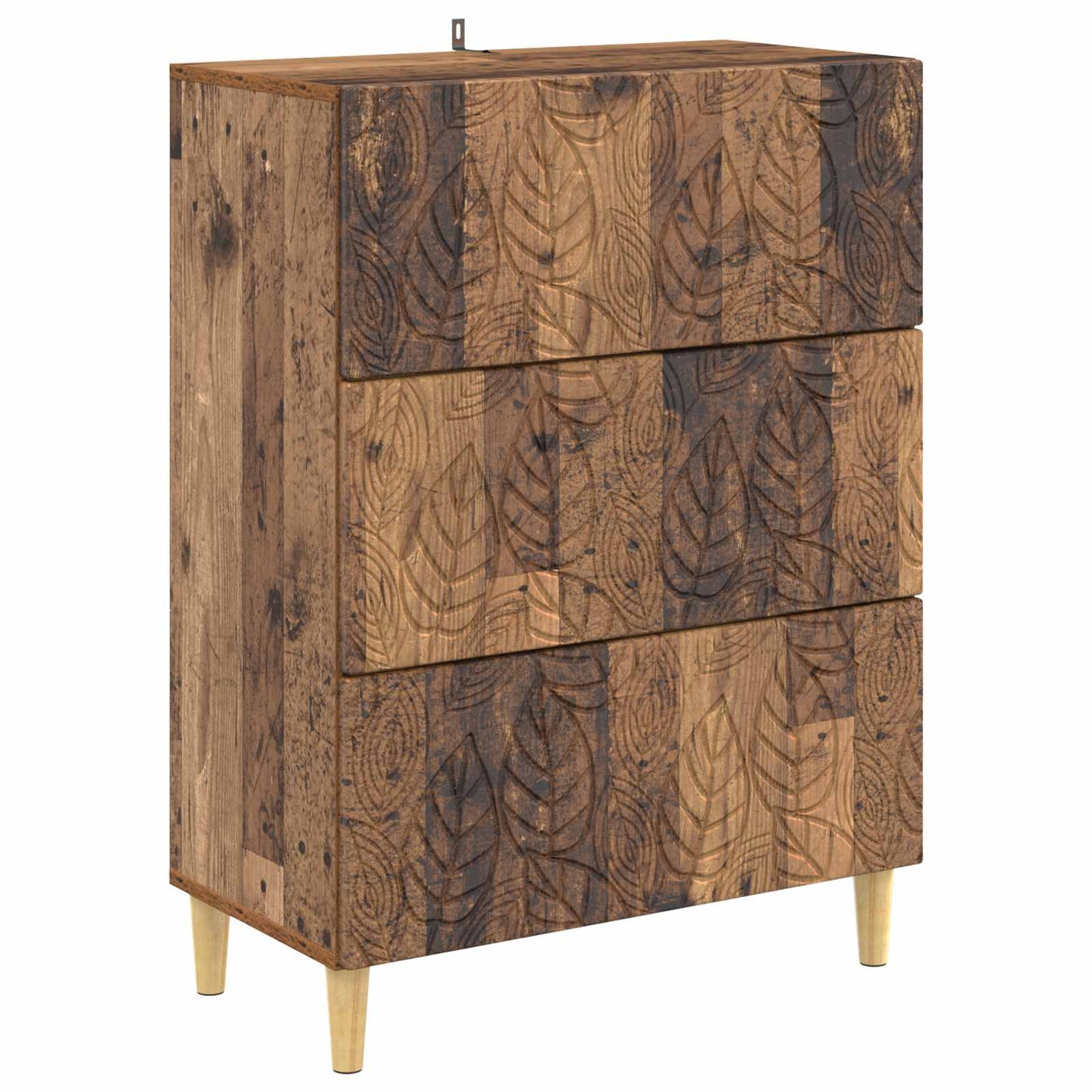 Skříň Se Zásuvkami Staré Dřevo 66 X 34,5 X 90 Cm