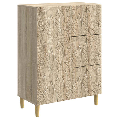 Servírovací Skříň Dub Sonoma 66 X 34,5 X 90 Cm Kompozitní Dřevo