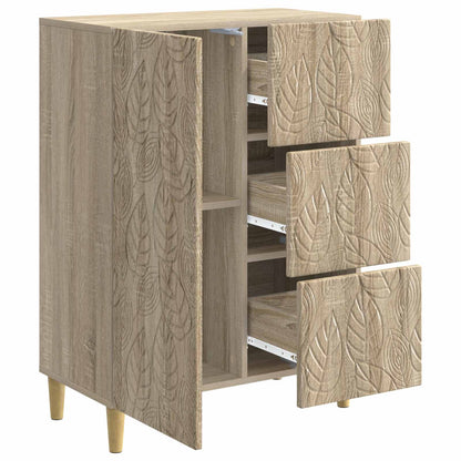 Servírovací Skříň Dub Sonoma 66 X 34,5 X 90 Cm Kompozitní Dřevo