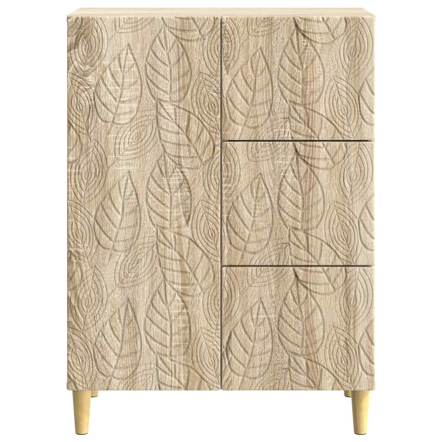 Servírovací Skříň Dub Sonoma 66 X 34,5 X 90 Cm Kompozitní Dřevo