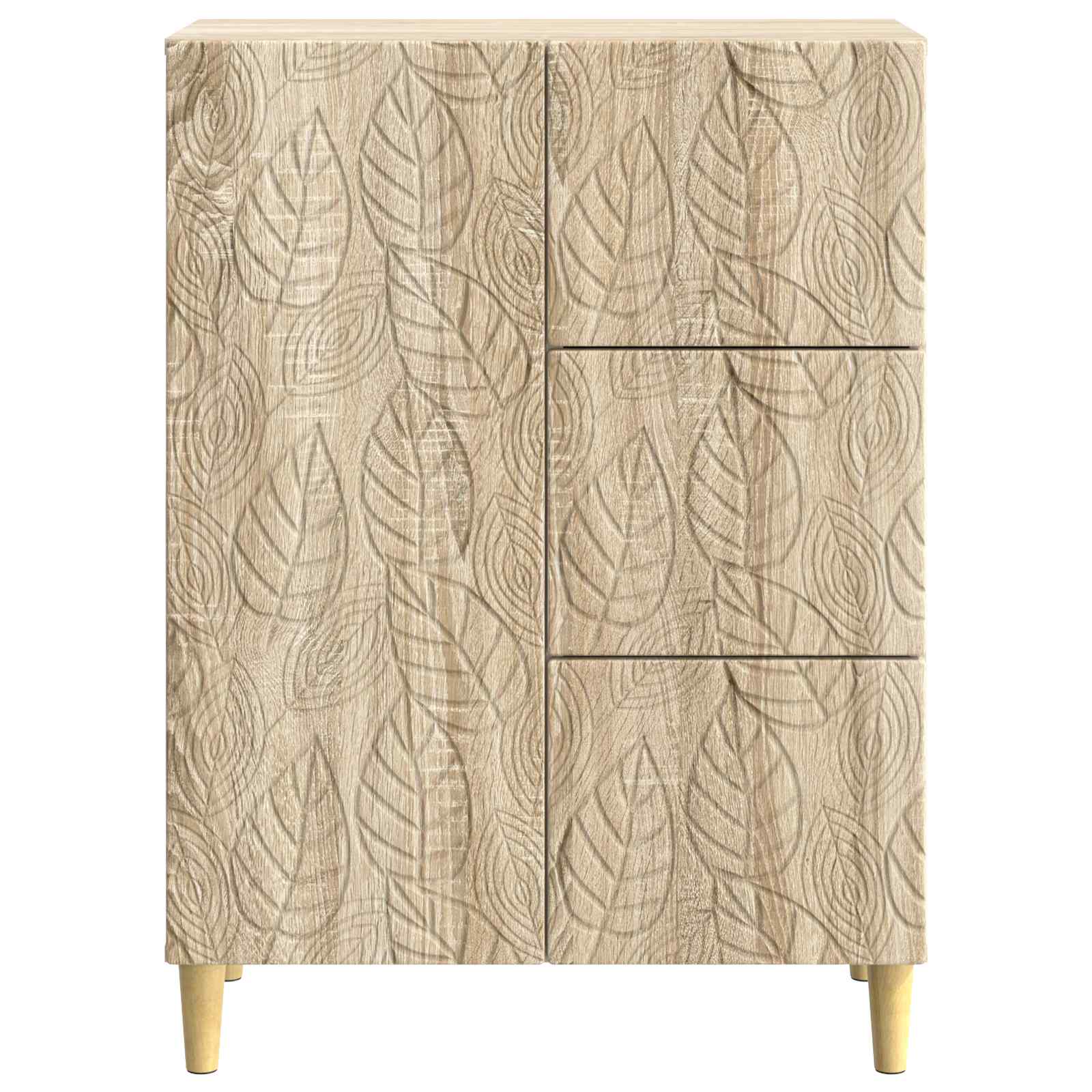 Servírovací Skříň Dub Sonoma 66 X 34,5 X 90 Cm Kompozitní Dřevo