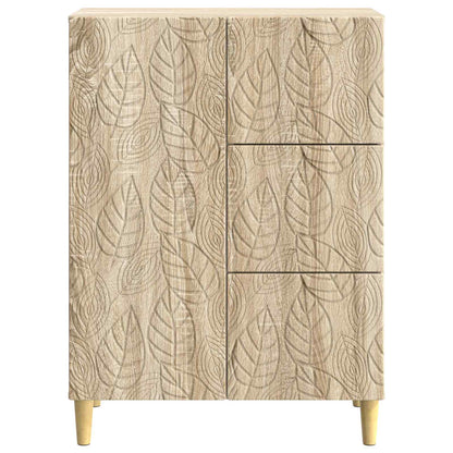 Servírovací Skříň Dub Sonoma 66 X 34,5 X 90 Cm Kompozitní Dřevo