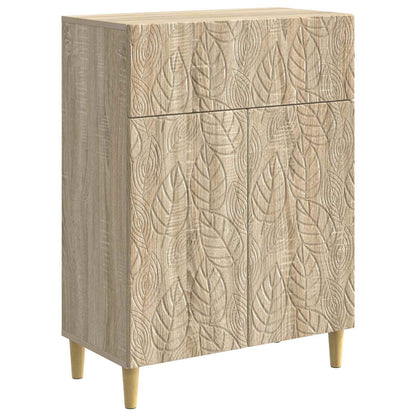 Servírovací Skříň Dub Sonoma 66 X 34,5 X 90 Cm Kompozitní Dřevo