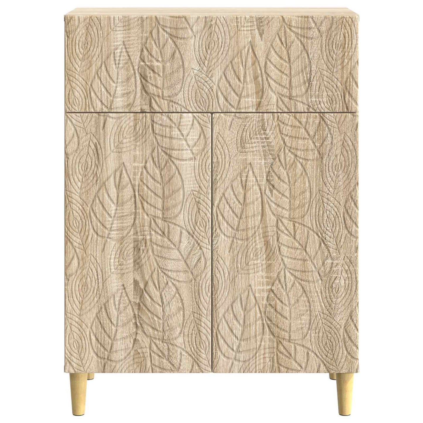 Servírovací Skříň Dub Sonoma 66 X 34,5 X 90 Cm Kompozitní Dřevo