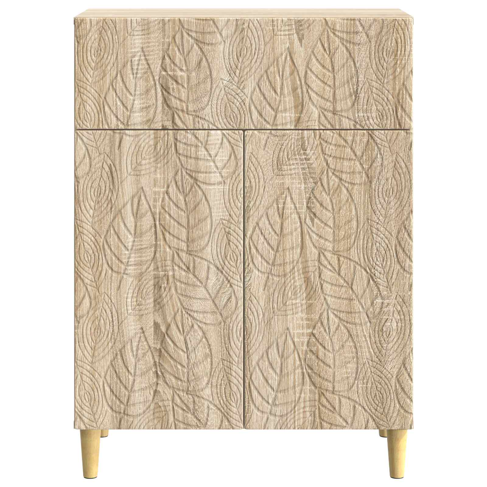 Servírovací Skříň Dub Sonoma 66 X 34,5 X 90 Cm Kompozitní Dřevo