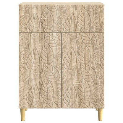 Servírovací Skříň Dub Sonoma 66 X 34,5 X 90 Cm Kompozitní Dřevo