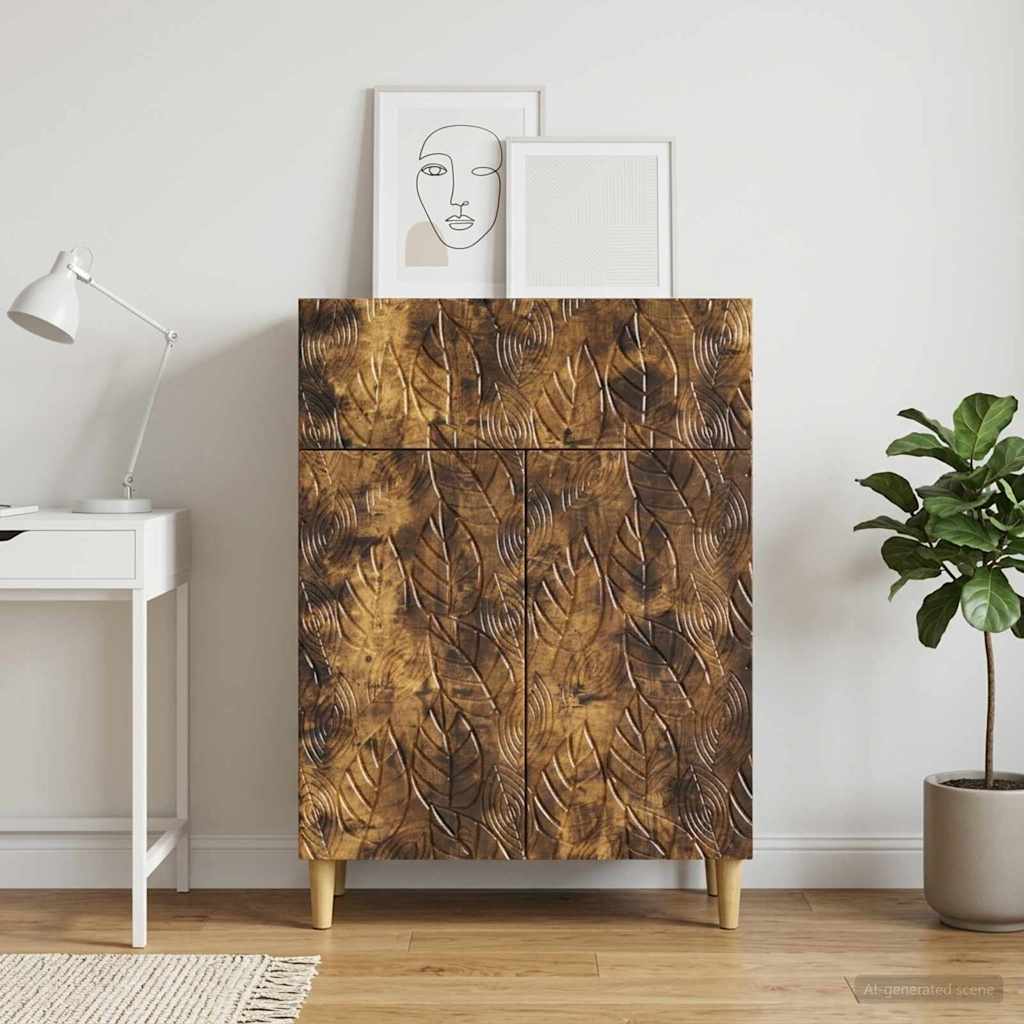 Servírovací Skříň Kouřový Dub 66 X 34,5 X 90 Cm