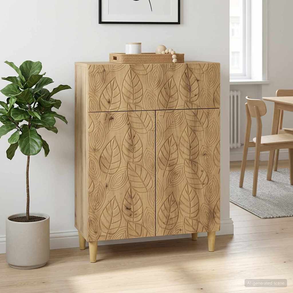 Servírovací Skříň Dub Artisan 66 X 34,5 X 90 Cm