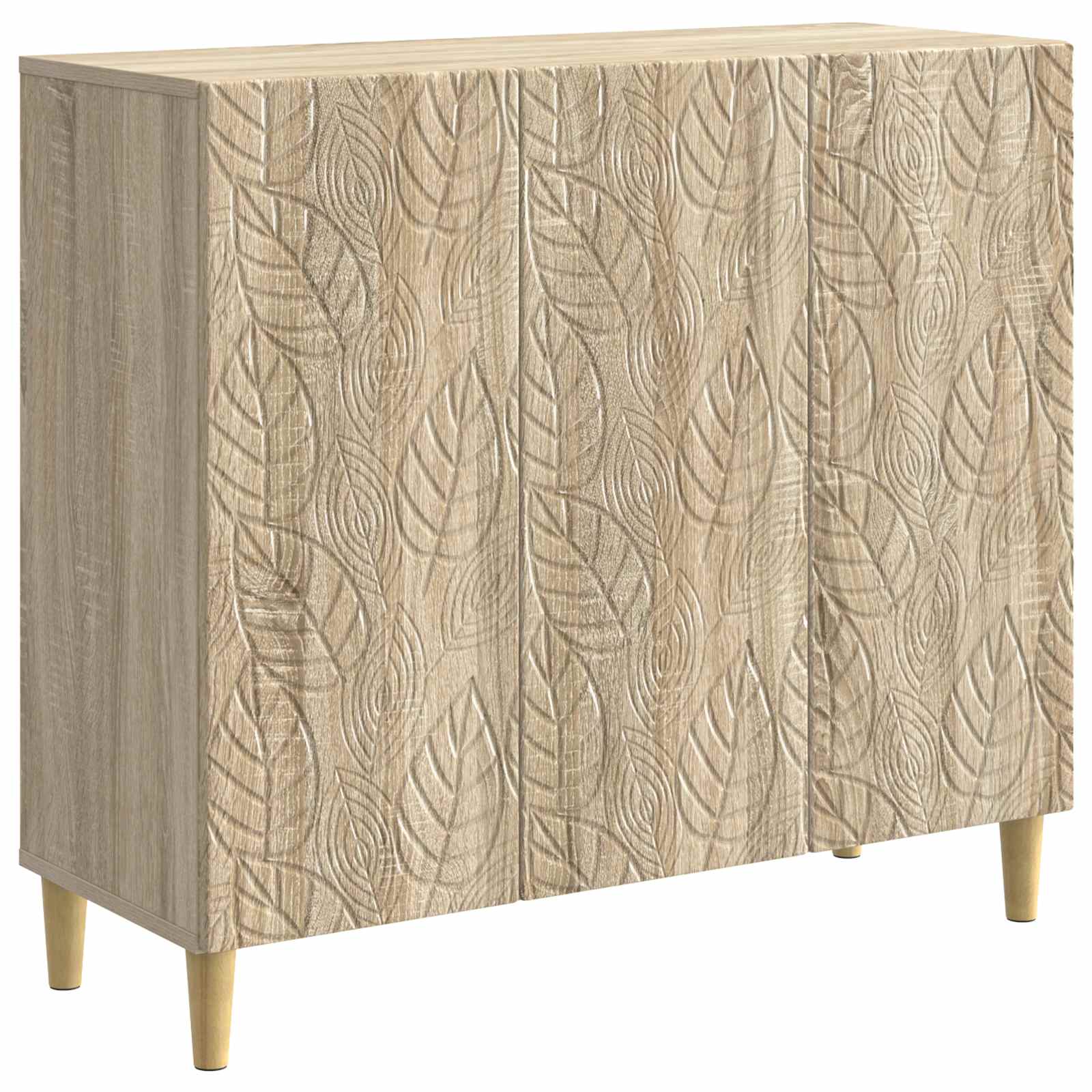 Servírovací Skříň Dub Sonoma 89 X 34,5 X 80 Cm Kompozitní Dřevo