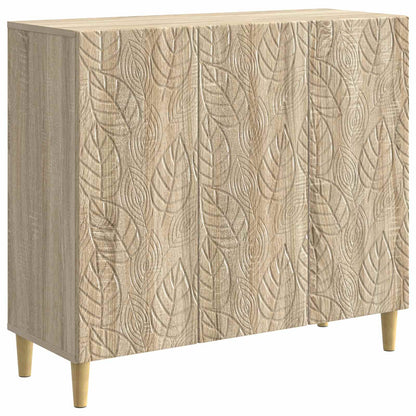 Servírovací Skříň Dub Sonoma 89 X 34,5 X 80 Cm Kompozitní Dřevo
