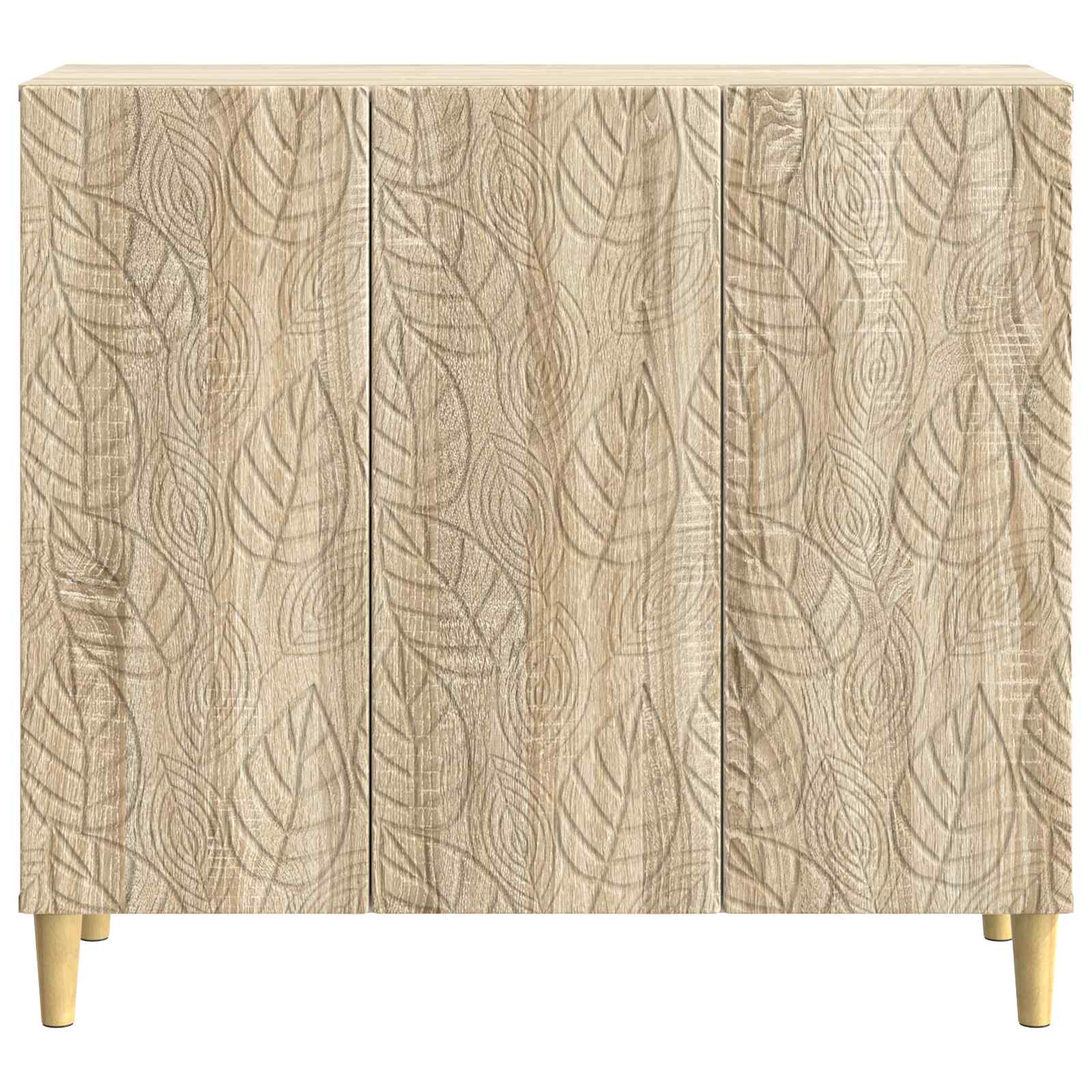 Servírovací Skříň Dub Sonoma 89 X 34,5 X 80 Cm Kompozitní Dřevo