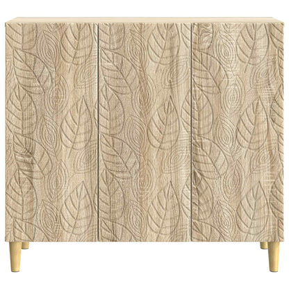 Servírovací Skříň Dub Sonoma 89 X 34,5 X 80 Cm Kompozitní Dřevo