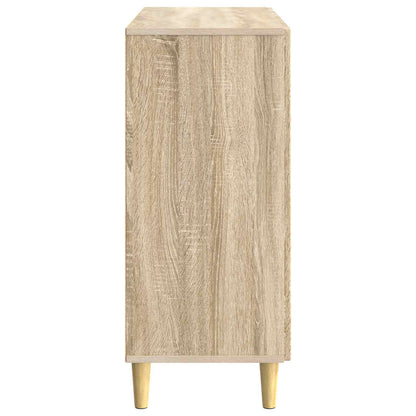 Servírovací Skříň Dub Sonoma 89 X 34,5 X 80 Cm Kompozitní Dřevo