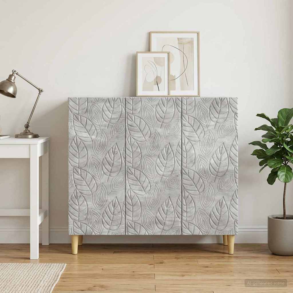 Servírovací Skříň Betonově Šedá 89 X 34,5 X 80 Cm