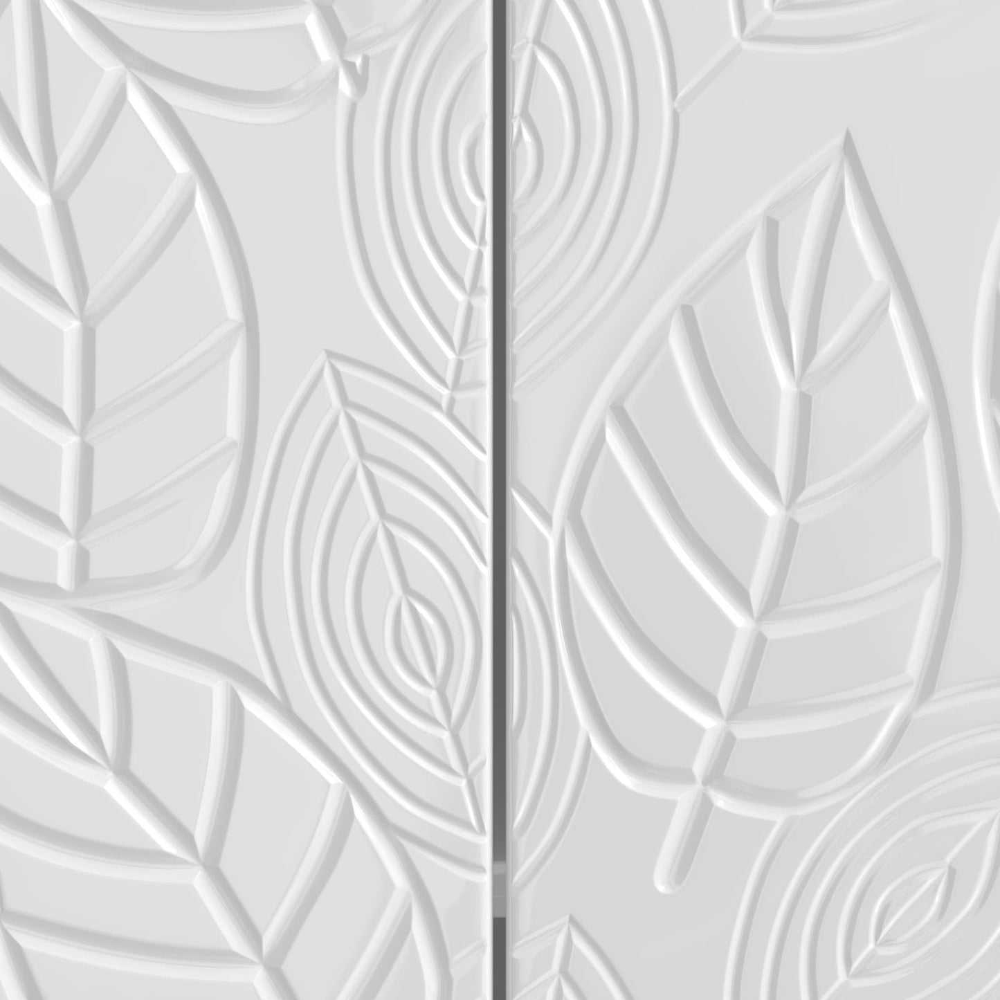 Servírovací Skříň Bílá S Vysokým Leskem 89 X 34,5 X 80 Cm