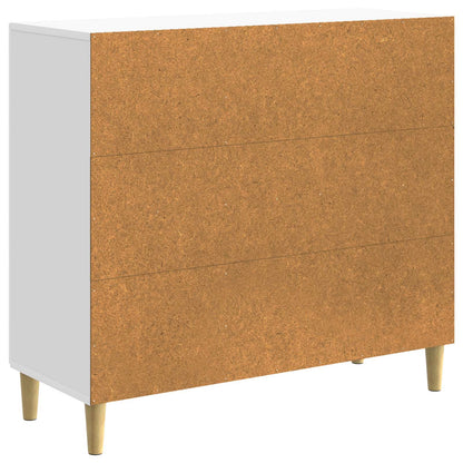 Servírovací Skříň Bílá S Vysokým Leskem 89 X 34,5 X 80 Cm