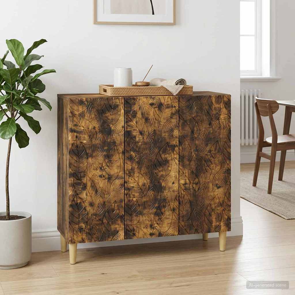 Servírovací Skříň Kouřový Dub 89 X 34,5 X 80 Cm