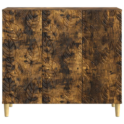 Servírovací Skříň Kouřový Dub 89 X 34,5 X 80 Cm