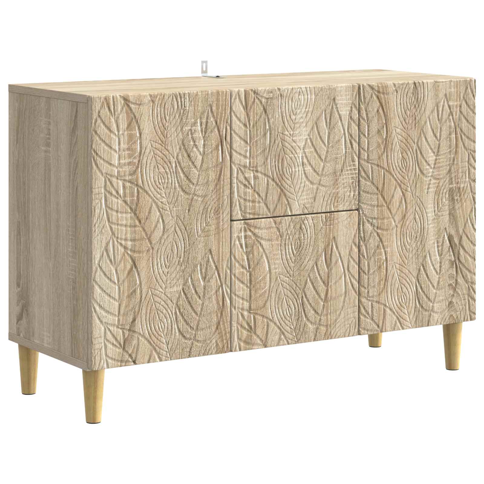 Servírovací Skříň Dub Sonoma 89 X 34,5 X 60 Cm Kompozitní Dřevo