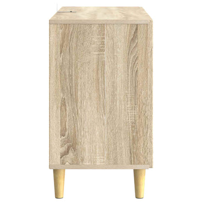 Servírovací Skříň Dub Sonoma 89 X 34,5 X 60 Cm Kompozitní Dřevo
