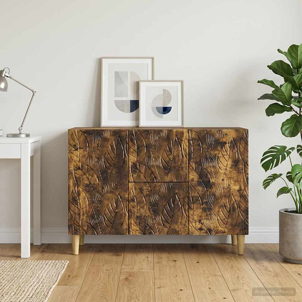 Servírovací Skříň Kouřový Dub 89 X 34,5 X 60 Cm