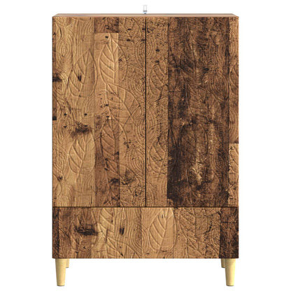 Servírovací Skříň Staré Dřevo 66 X 34,5 X 95 Cm