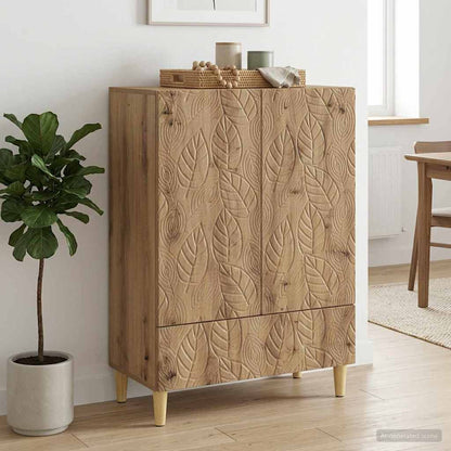 Servírovací Skříň Dub Artisan 66 X 34,5 X 95 Cm