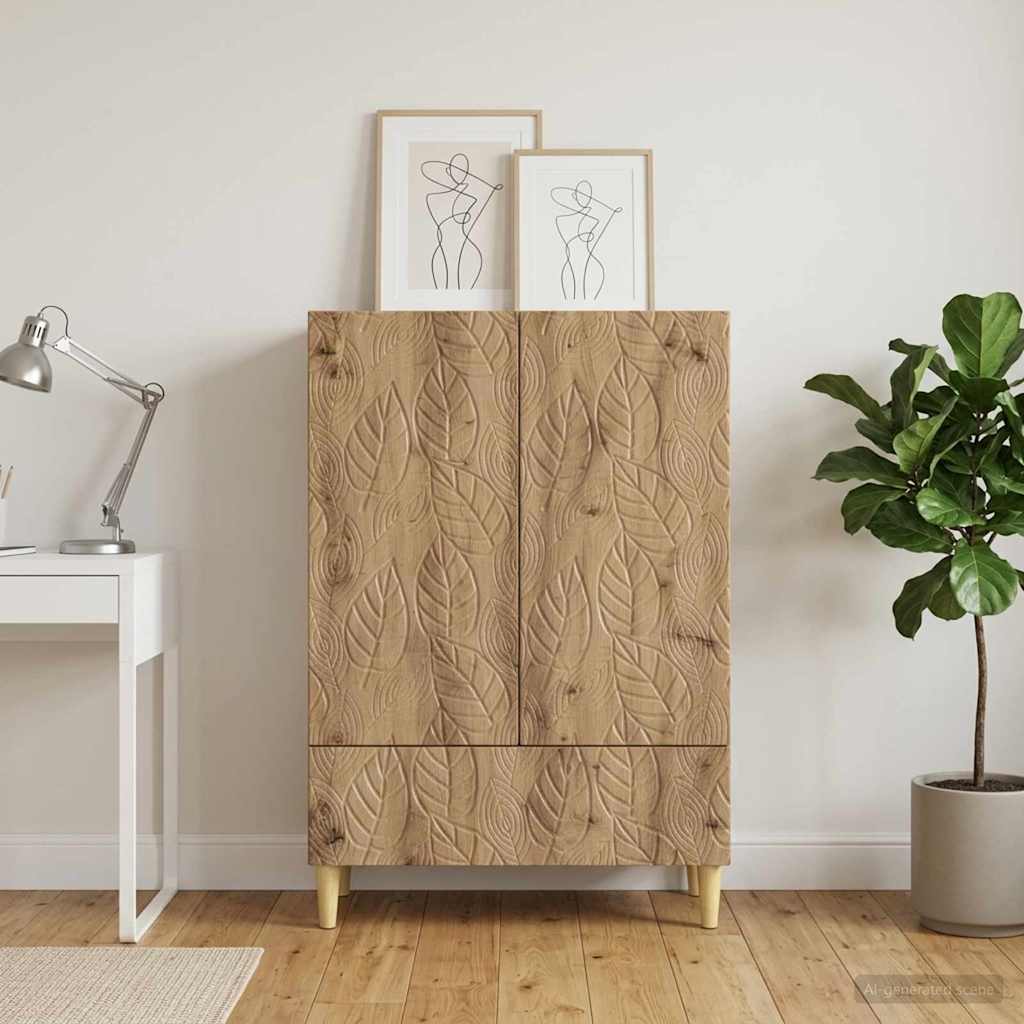 Servírovací Skříň Dub Artisan 66 X 34,5 X 95 Cm