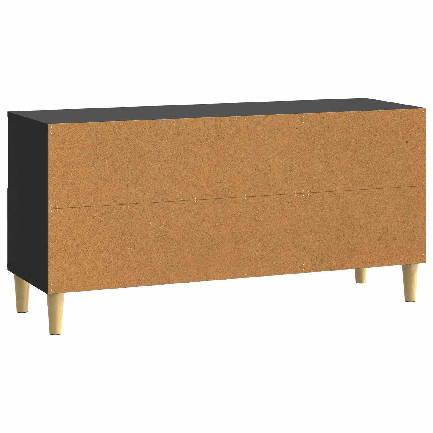 Televizní Skříň 102 X 34,5 X 50 Cm Černá Kompozitní Dřevo