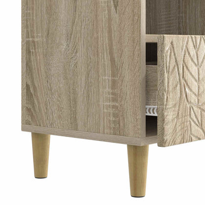 Televizní Skříň 102 X 34,5 X 50 Cm Dub Sonoma Kompozitní Dřevo