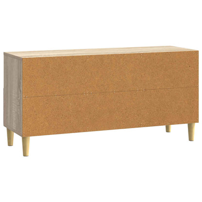 Televizní Skříň 102 X 34,5 X 50 Cm Dub Sonoma Kompozitní Dřevo