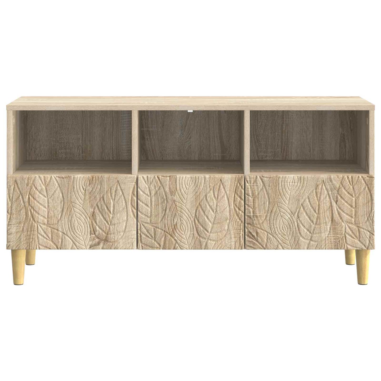 Televizní Skříň 102 X 34,5 X 50 Cm Dub Sonoma Kompozitní Dřevo