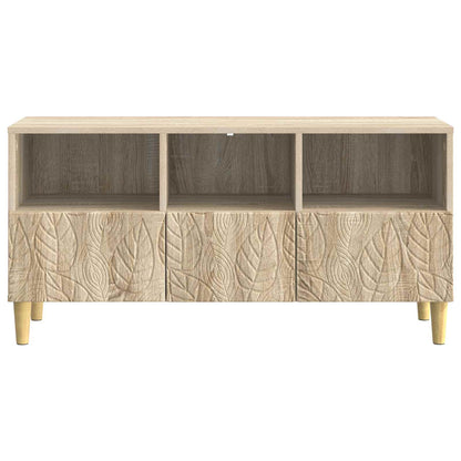 Televizní Skříň 102 X 34,5 X 50 Cm Dub Sonoma Kompozitní Dřevo
