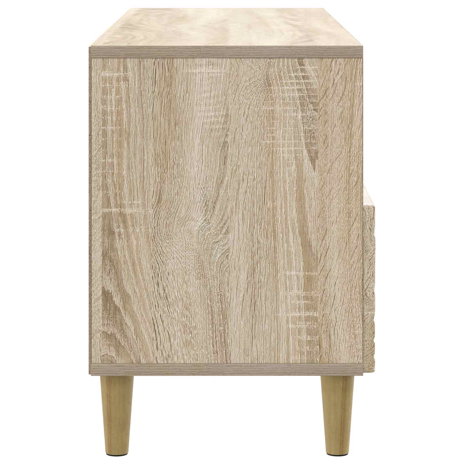 Televizní Skříň 102 X 34,5 X 50 Cm Dub Sonoma Kompozitní Dřevo