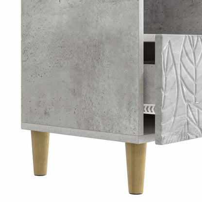 Televizní Skříň 102 X 34,5 X 50 Cm Betonově Šedá