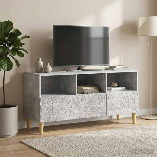 Televizní Skříň 102 X 34,5 X 50 Cm Betonově Šedá