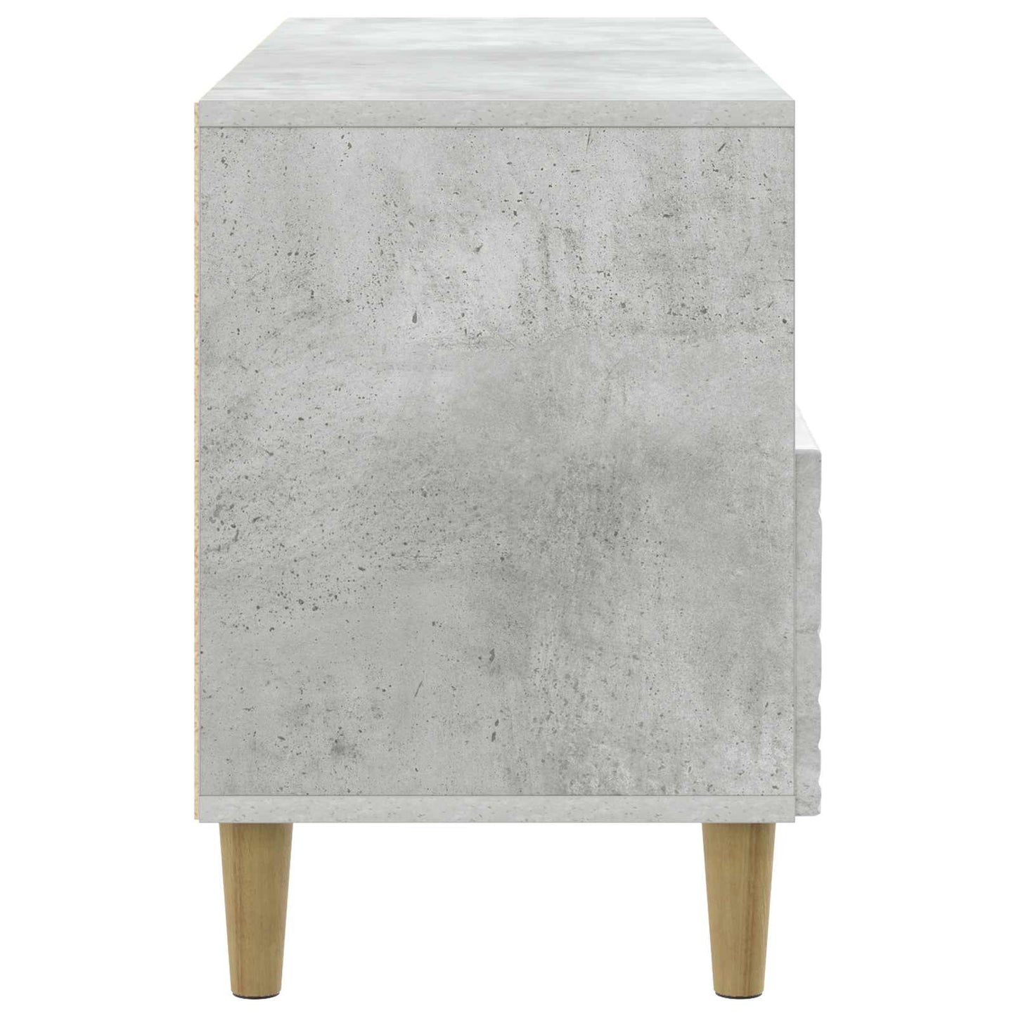 Televizní Skříň 102 X 34,5 X 50 Cm Betonově Šedá