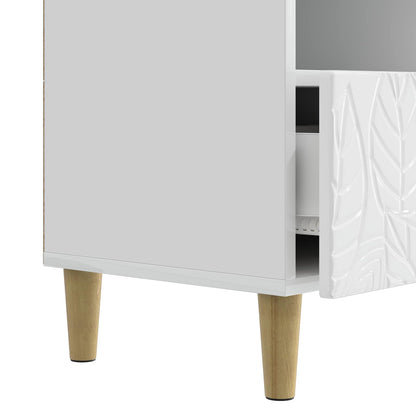 Televizní Skříň 102 X 34,5 X 50 Cm Bílá S Vysokým Leskem