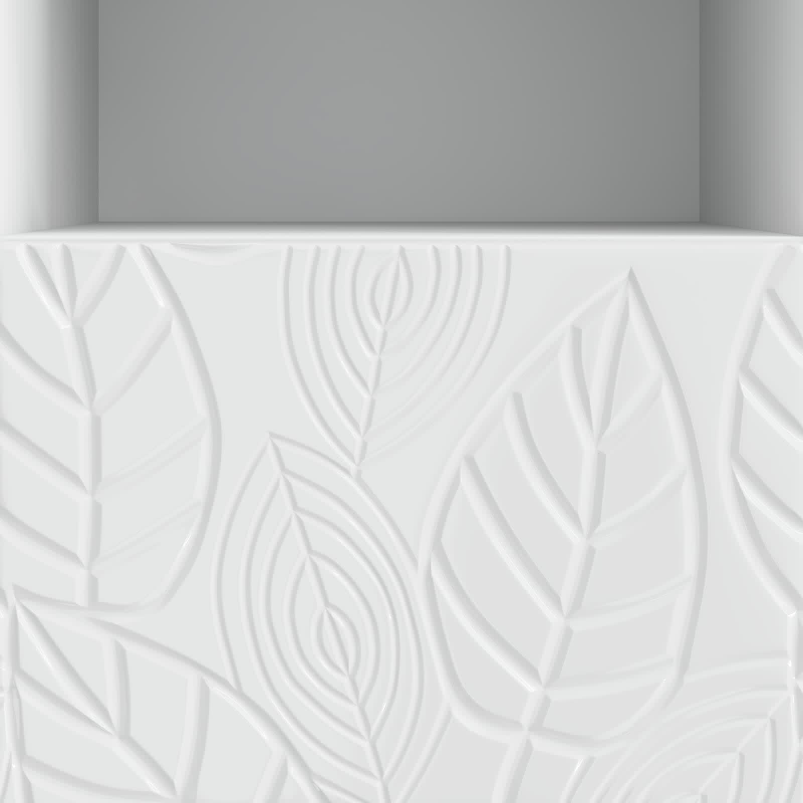 Televizní Skříň 102 X 34,5 X 50 Cm Bílá S Vysokým Leskem