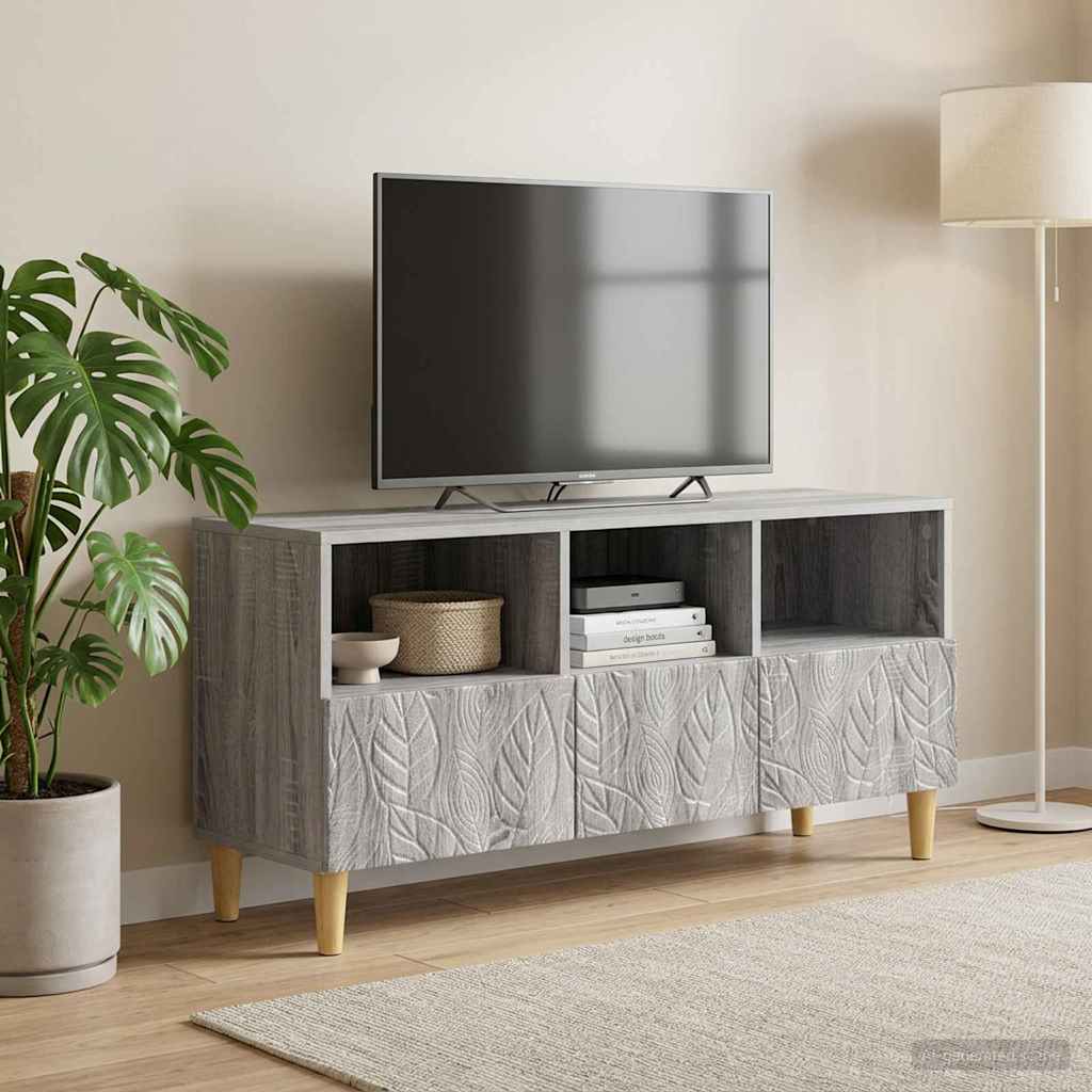 Televizní Skříň 102 X 34,5 X 50 Cm Šedý Sonoma Kompozitní Dřevo