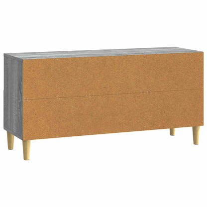 Televizní Skříň 102 X 34,5 X 50 Cm Šedý Sonoma Kompozitní Dřevo