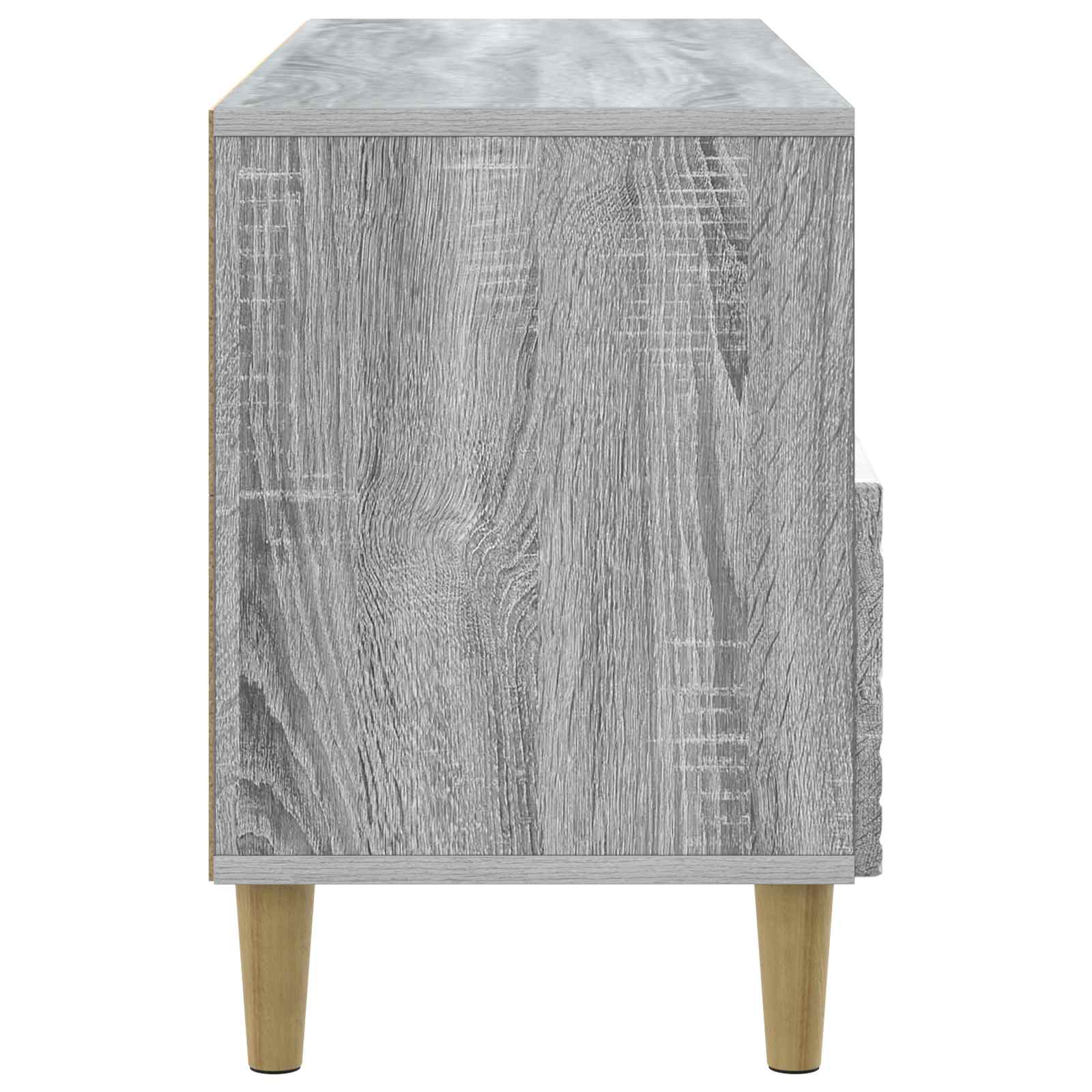 Televizní Skříň 102 X 34,5 X 50 Cm Šedý Sonoma Kompozitní Dřevo