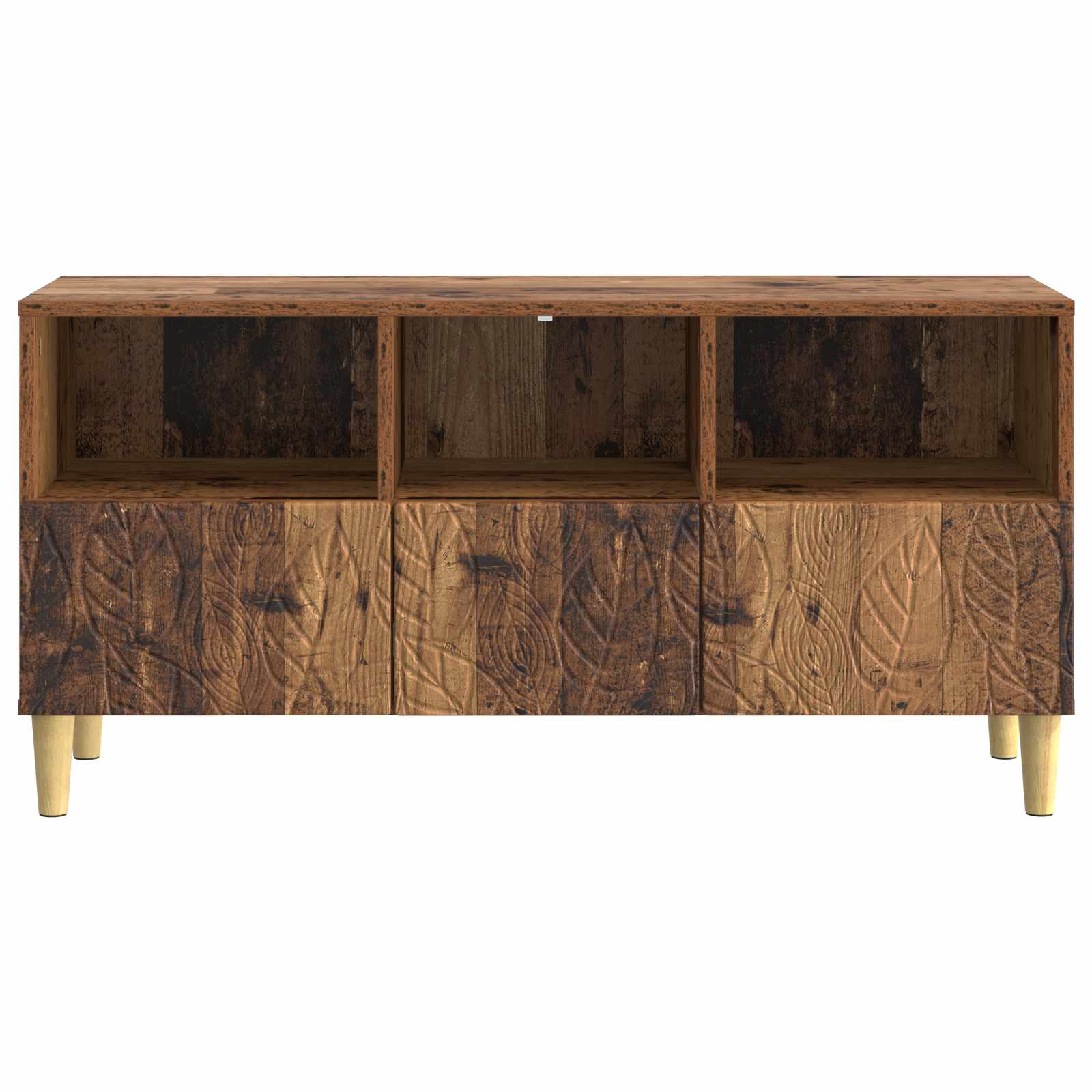Televizní Skříň 102 X 34,5 X 50 Cm Staré Dřevo Kompozitní Dřevo